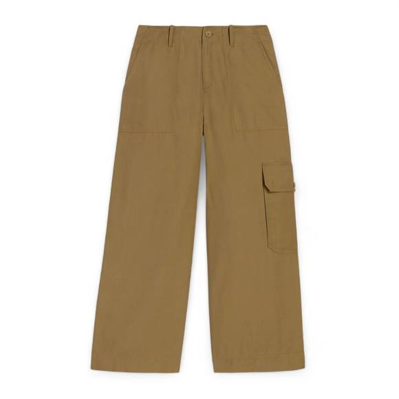 NEW GSTQ utility wide leg pants in khaki - Picture 5 of 5